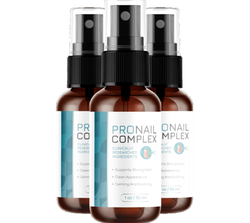 3 bottle ProNail Complex: Doctor-formulated mist spray with potent oils & skin-repairing vitamins—releasing micro particles to deeply support healthy toenails & skin