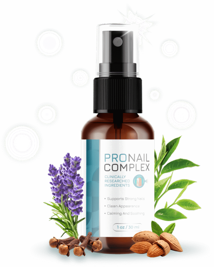 ProNail Complex: Doctor-formulated mist spray with potent oils & skin-repairing vitamins—releasing micro particles to deeply support healthy toenails & skin